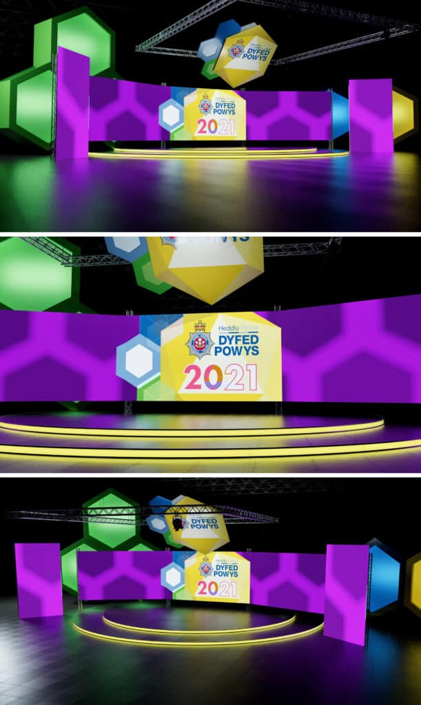 3D Green Screen Design